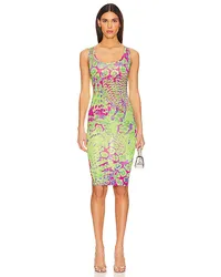 Versace Jeans MIDI-KLEID in Green Green