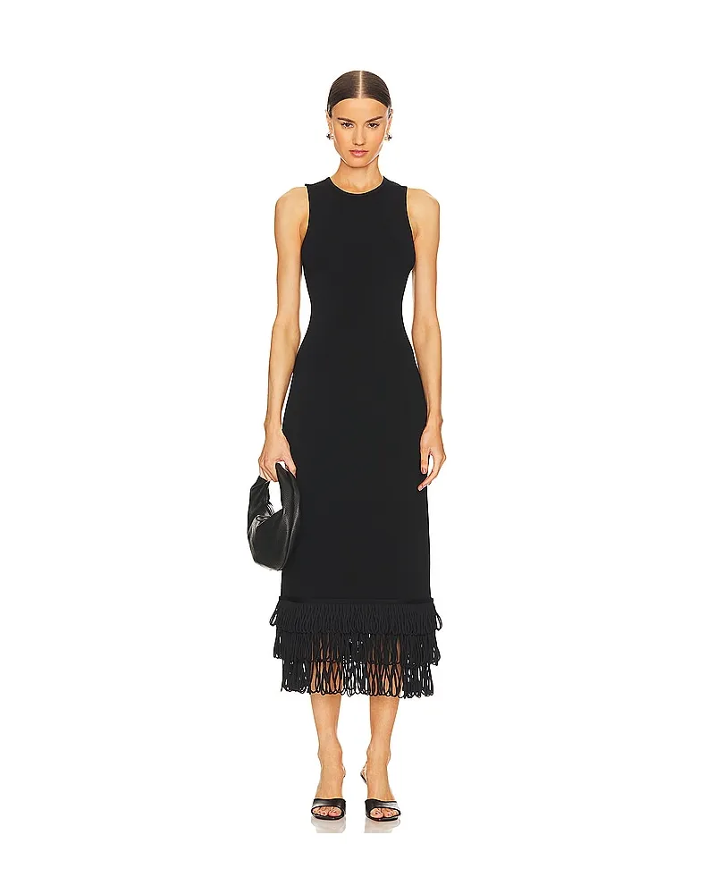 Simon Miller MIDI-KLEID ALBERS in Black Black