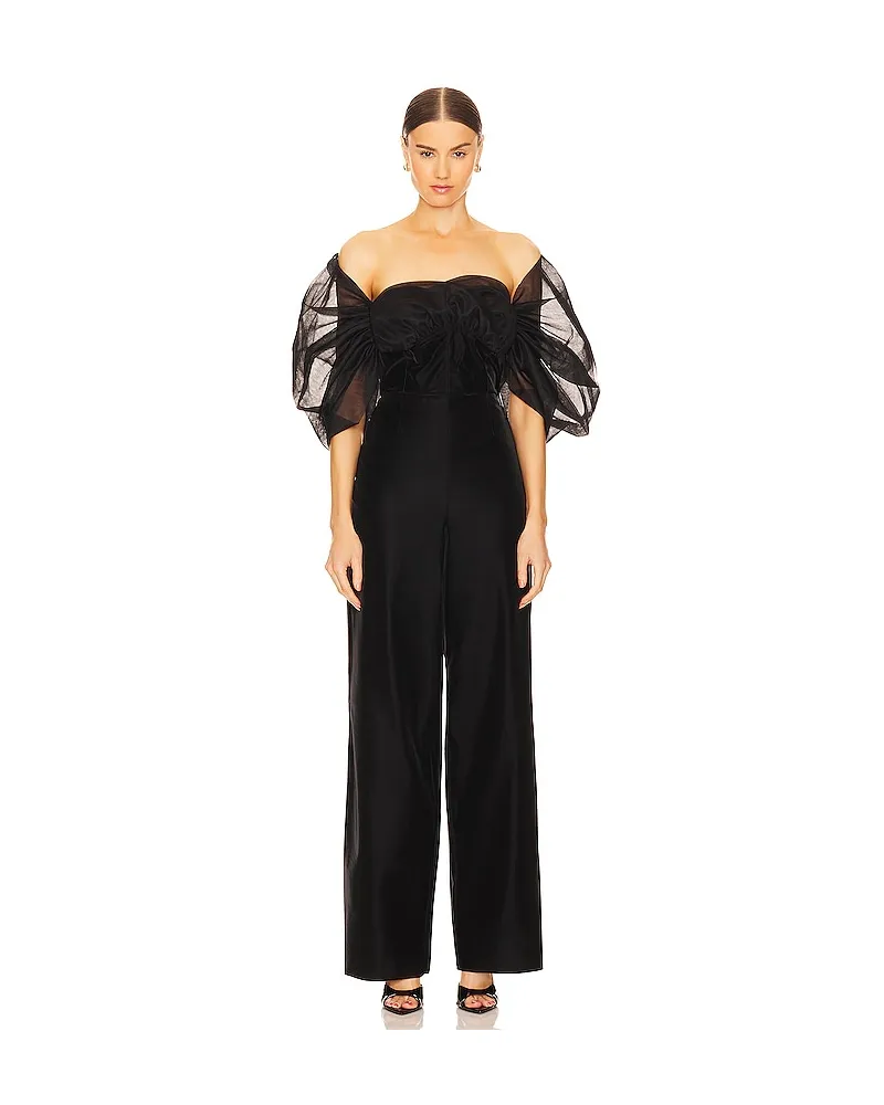 LAMARQUE JUMPSUIT MIT BUSTIER-TOP VLADANA in Black Black