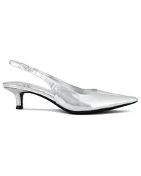 Jeffrey Campbell HIGH-HEELS PERSONA in Metallic Silver Metallic