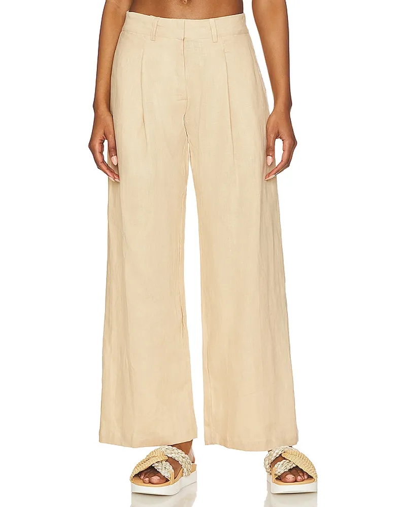 Faithfull The Brand HOSE FRANCOIS in Beige Beige