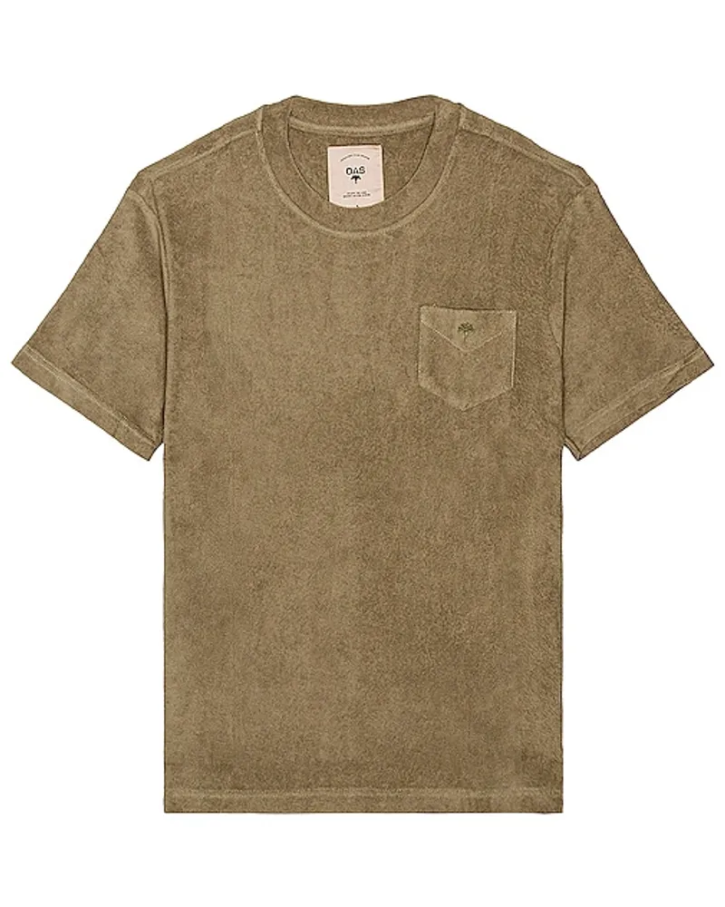 OAS T-SHIRT TERRY in Olive Olive