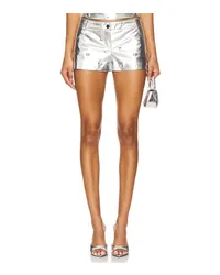 CULTNAKED SHORTS STELLAR BOY in Metallic Silver Metallic