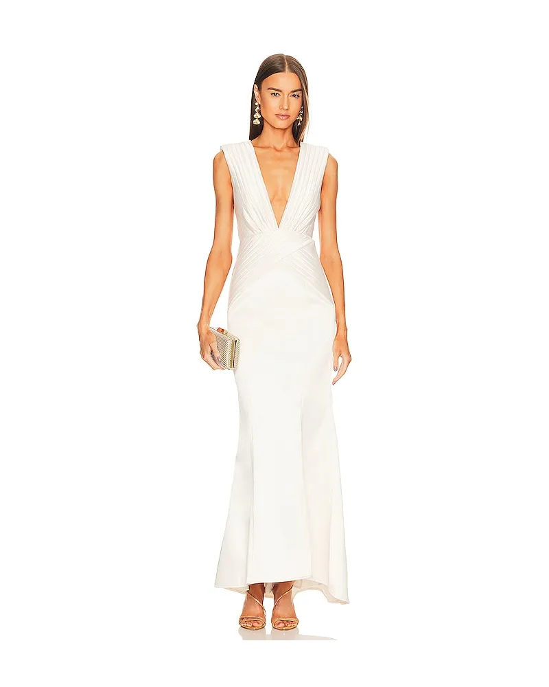 Michael Costello ABENDKLEID SARA in Ivory Ivory