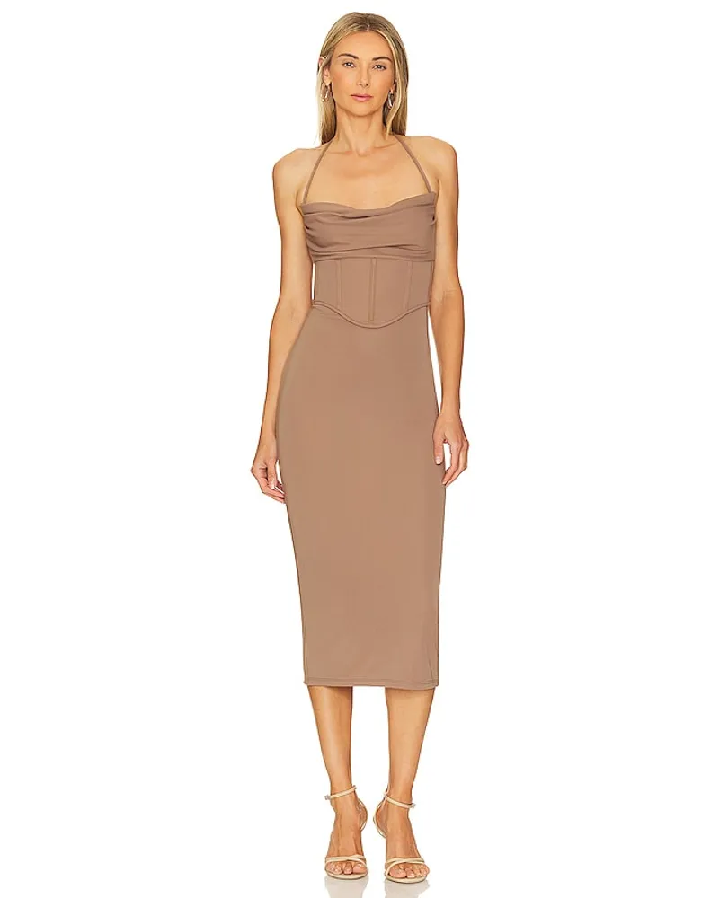 LPA KLEID THALIA in Tan Tan