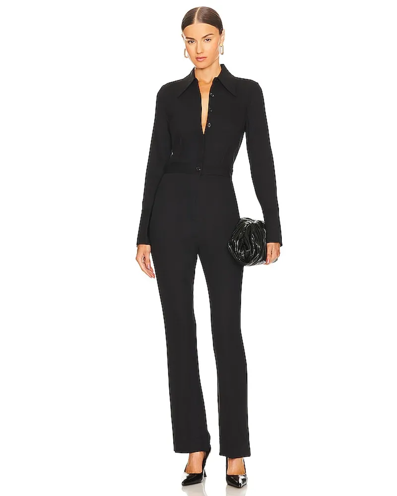 Equipment JUMPSUIT CHRISTINA in Black Black