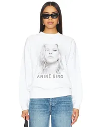 Anine Bing SWEATSHIRT RAMONA KATE MOSS in White White