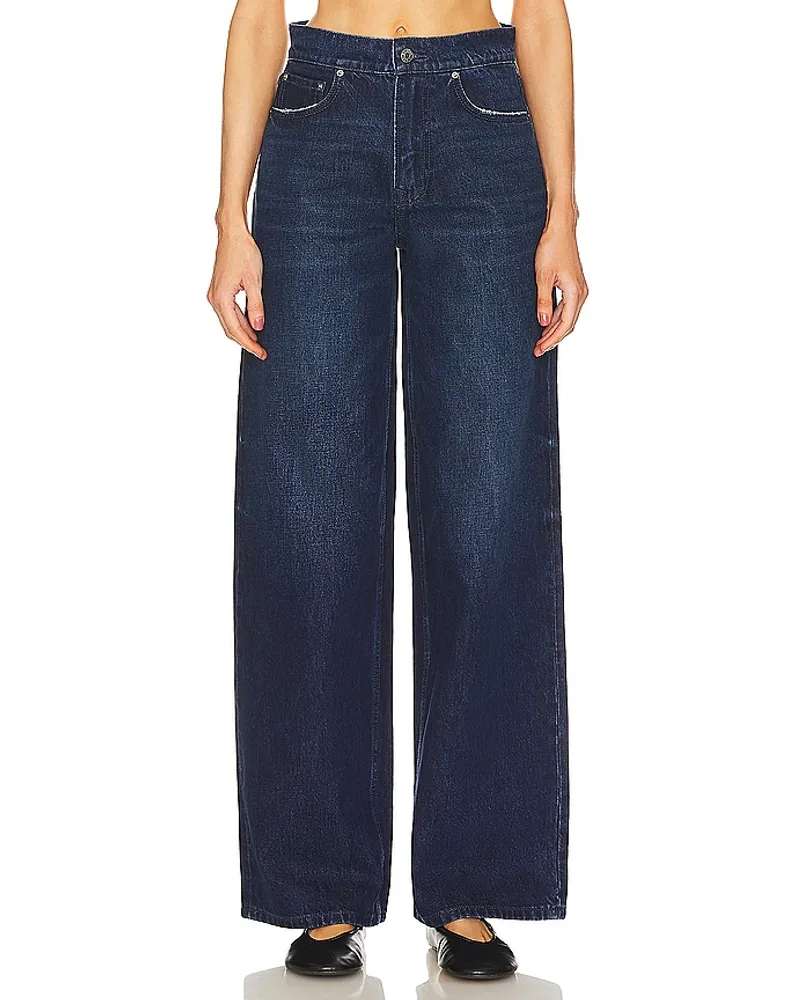 GRLFRND JEANS ANGELINA BAGGY SLOUCH in Blue Blue