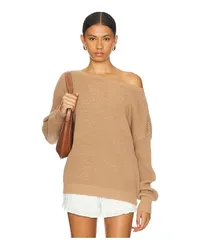 Callahan PULLOVER AUS RIPPSTRICK in Tan Tan