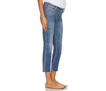 UMSTANDS-JEANS IN CROPPED-LÄNGE in Blue