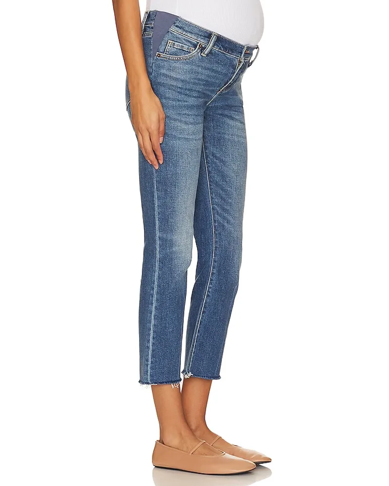 HATCH UMSTANDS-JEANS IN CROPPED-LÄNGE in Blue Blue