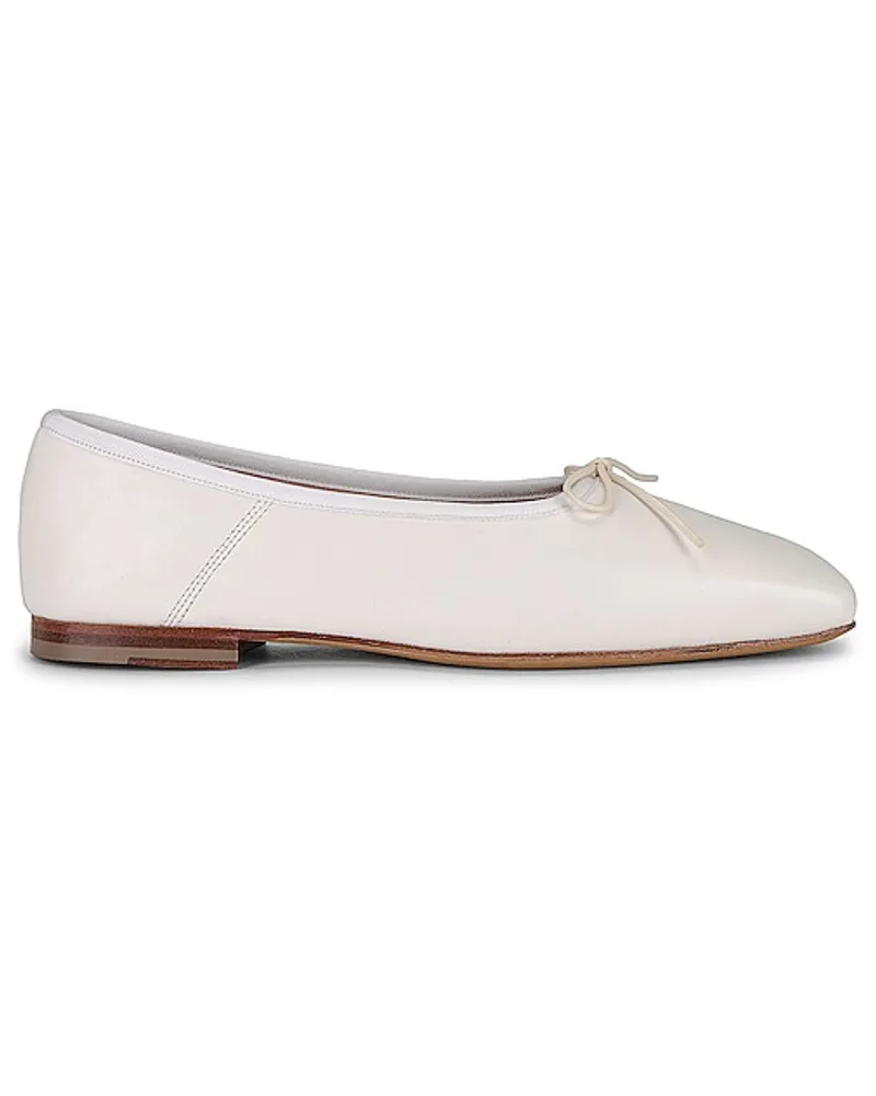 Mansur Gavriel FLACH BALLERINA in White White