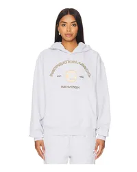 P.E. NATION HOODIE OUTFIELD in Light Grey Light