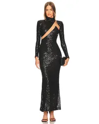 Michael Costello ABENDKLEID HOUSTON in Black Black