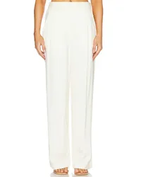 BONDI BORN Lisbon Pleat Front Pant in Cream Cream