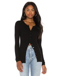 Enza Costa CARDIGAN in Black Black