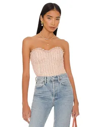 MAJORELLE BUSTIER-TOP ILARIA in Blush Blush