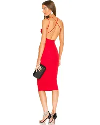 Michael Costello MIDI-KLEID FIJI in Red Red