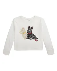 Ralph Lauren T-SHIRT MIT MOTIV DOG in White White