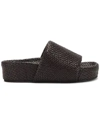 St. Agni Everyday Flatform Slide in Chocolate Chocolate