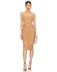 Bardot MIDI-KLEID LITHIUM in Nude Nude