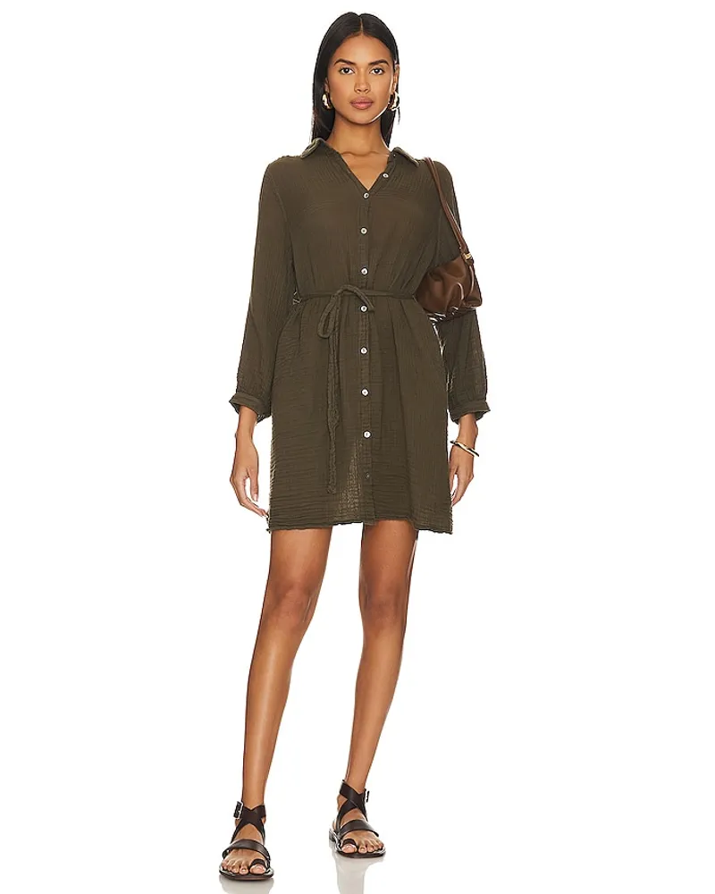 Michael Stars KLEID POLLY in Dark Green Dark