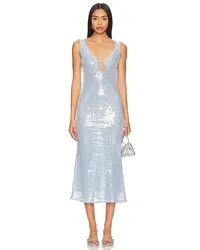 Bardot MIDI-KLEID SEQUIN in Baby Blue Baby