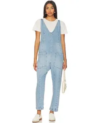 Free People JUMPSUIT WE THE FREE HIGH ROLLER in Denim-Light Denim-light