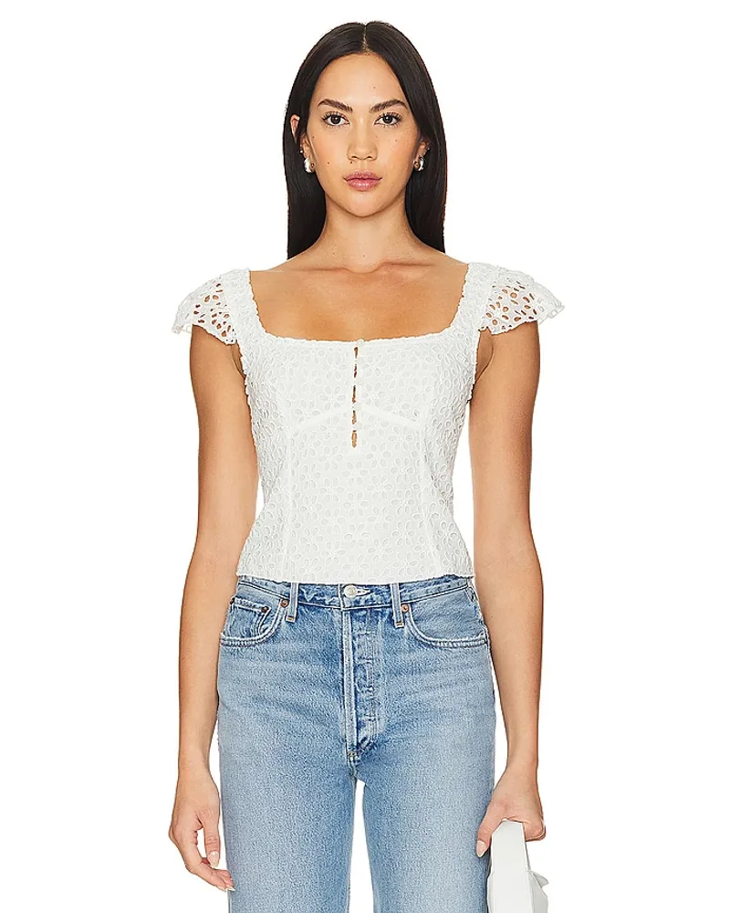 Free People OBERTEIL ALMA in White White