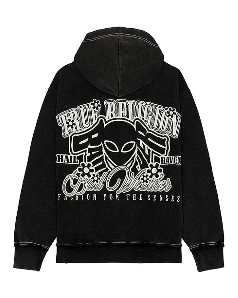 True Religion HOODIE in Black Black