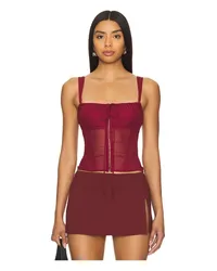 Nodress KORSETT in Burgundy Burgundy