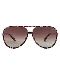 Quay SONNENBRILLE in Brown Brown