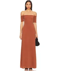 House of Harlow 1960 MAXIKLEID LAUR in Rust Rust