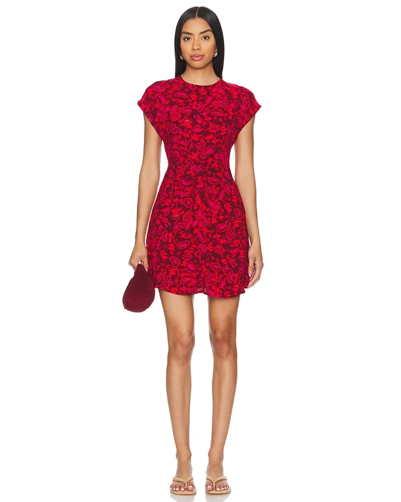 Faithfull The Brand MINIKLEID CELESTINA in Red Red