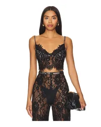 BRONX AND BANCO BUSTIER CAPRI LACE in Black Black