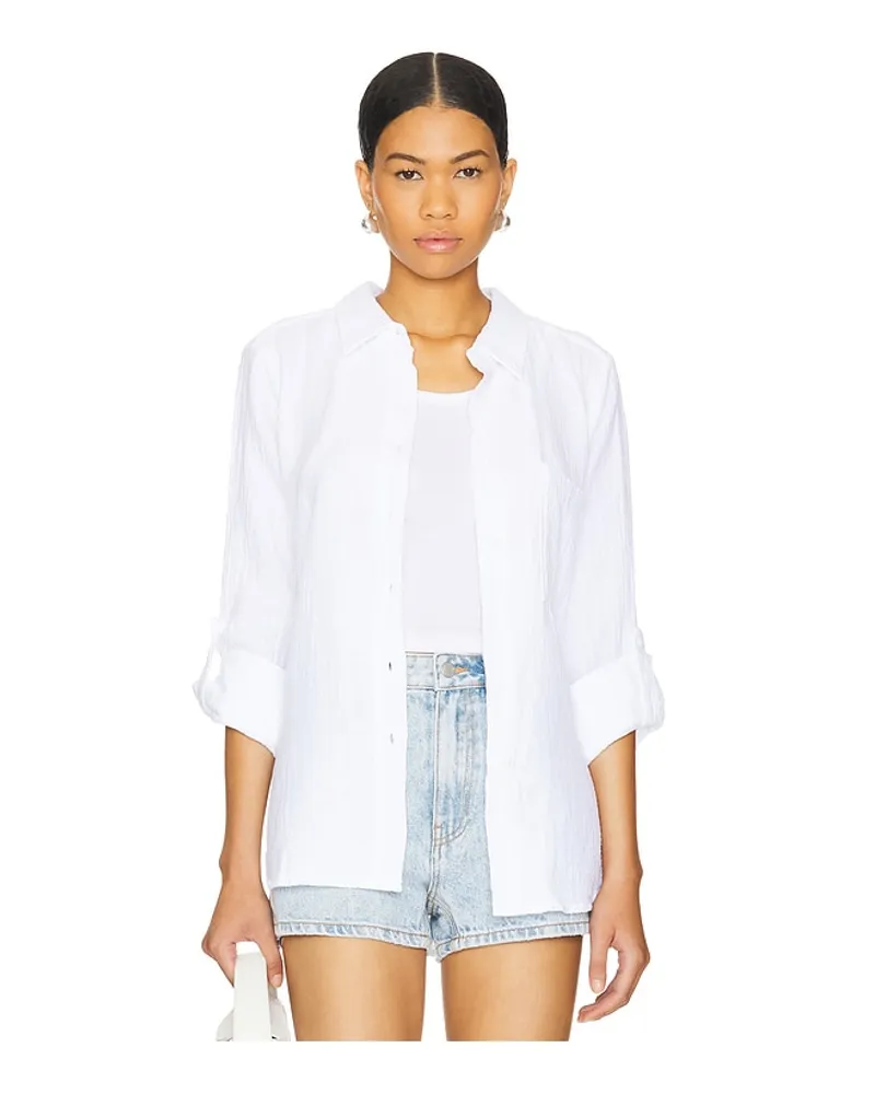 Bobi Button Up in White White