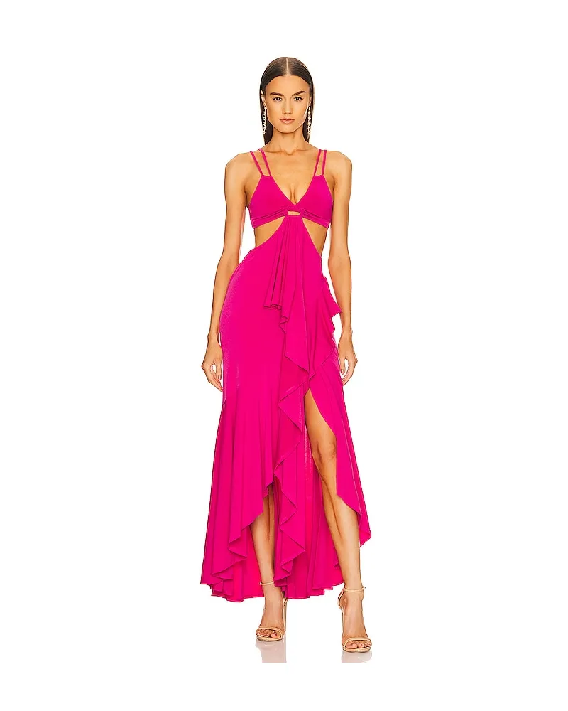 Michael Costello ABENDKLEID TRENT in Fuchsia Fuchsia