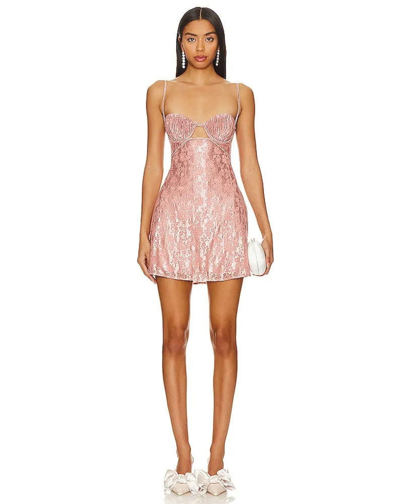 For Love and Lemons MINIKLEID SHAI in Pink Pink