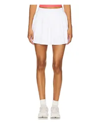 BEYOND YOGA If You Pleats Mini Skirt in White White