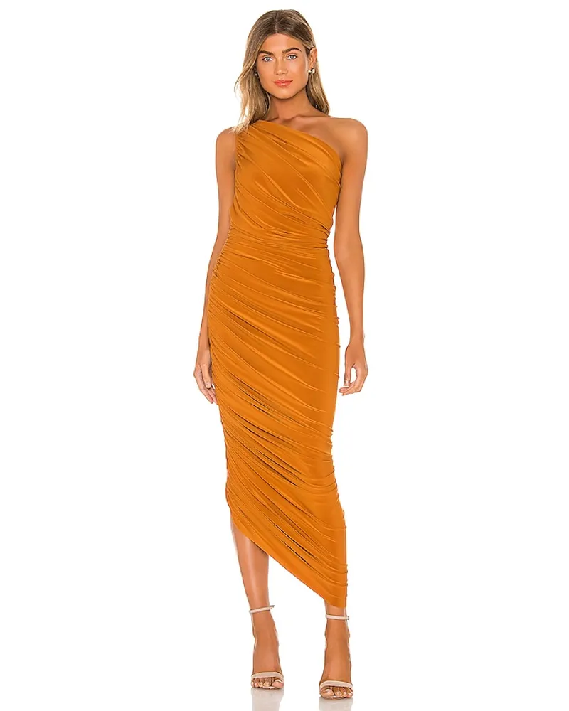 Norma Kamali ABENDKLEID DIANA in Orange Orange