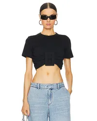 Giuseppe di Morabito CROPPED T-SHIRT in Black Black