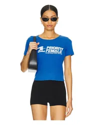 The Laundry Room T-SHIRT US PRIORITY FEMALE in Blue Blue