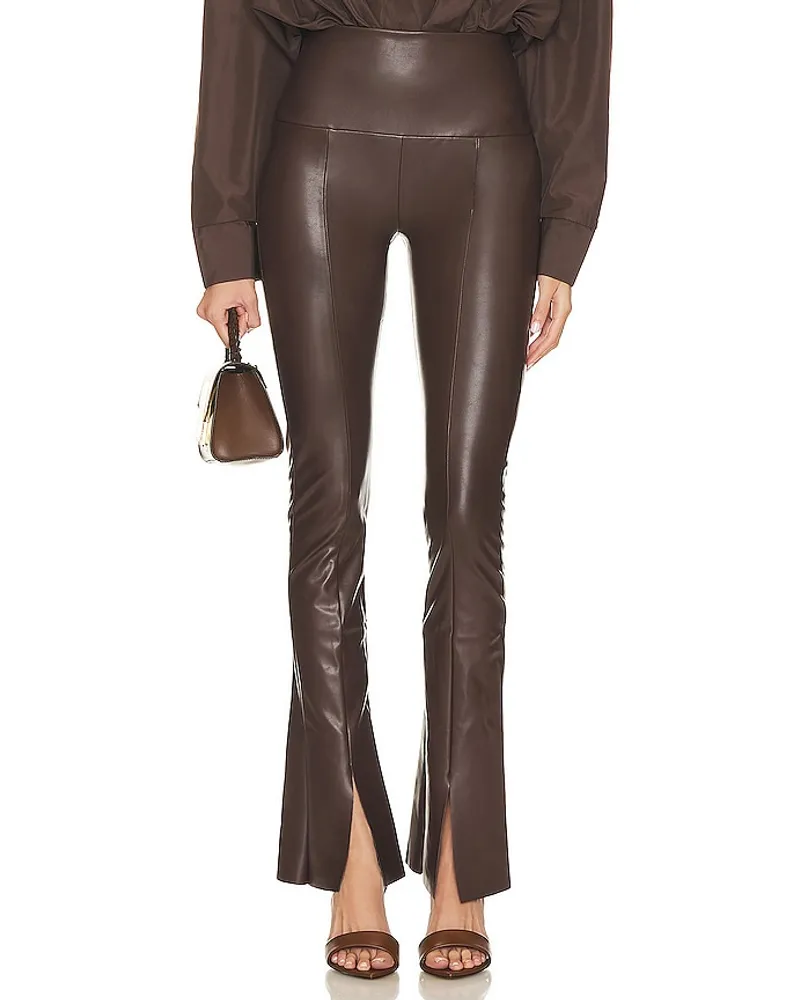 Norma Kamali LEGGINGS SPAT in Chocolate Chocolate