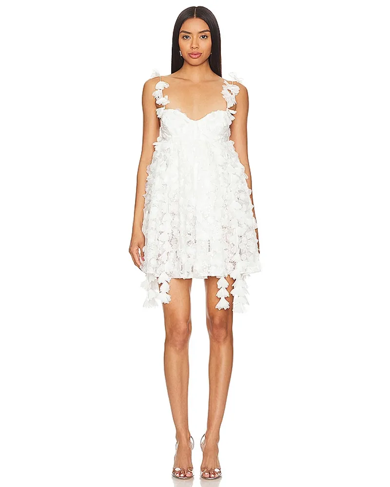 For Love and Lemons MINIKLEID BELLATRIX in White White