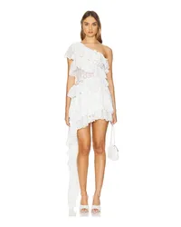 BRONX AND BANCO KLEID TASMIN ONE SHOULDER in White White