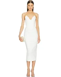 Michael Costello KLEID ZOSIA in Ivory Ivory