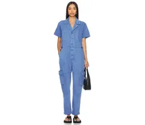JUMPSUIT IM CARGO-STYLE GROVER in Blue