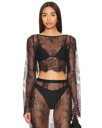 House of Harlow 1960 BLUSE DIONNE LACE in Black Black