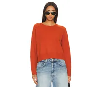 STRICK CROPPED BOXY in Rust