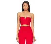 BUSTIER BRIAS in Red